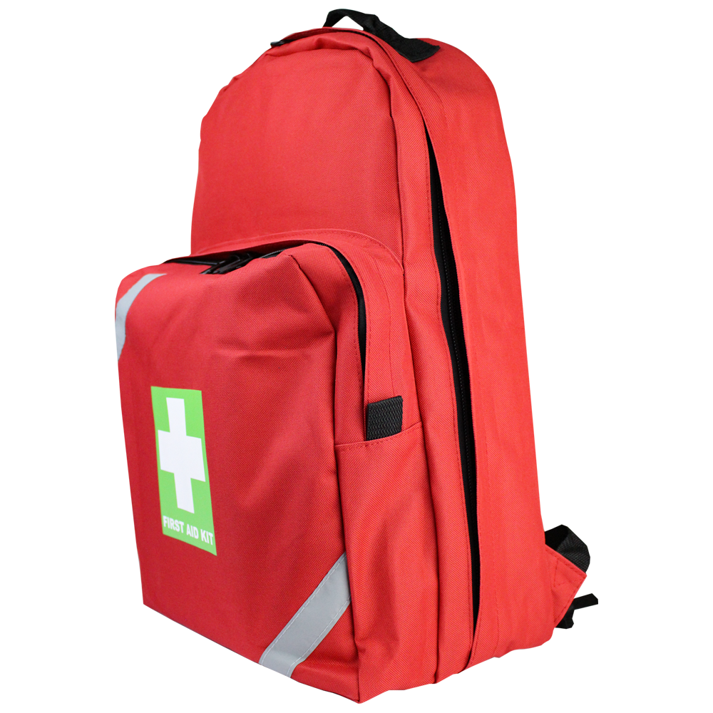 Red First Aid Backpack 30 x 50 x 15cm